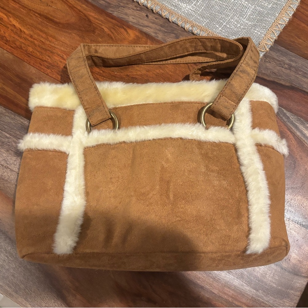 Stylish Tan and Cream Women's Bag